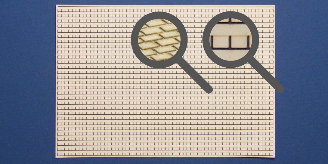 BM 40-00 OO gauge roof tile strips