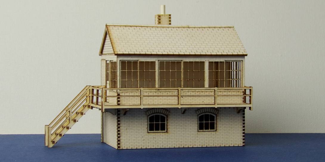 thumbnail image 2 of Narrow Minded Railworks O Scale Signal Frame Ground Hut With Fire Buckets – 3D Resin, 1:43.5 2 of 4
