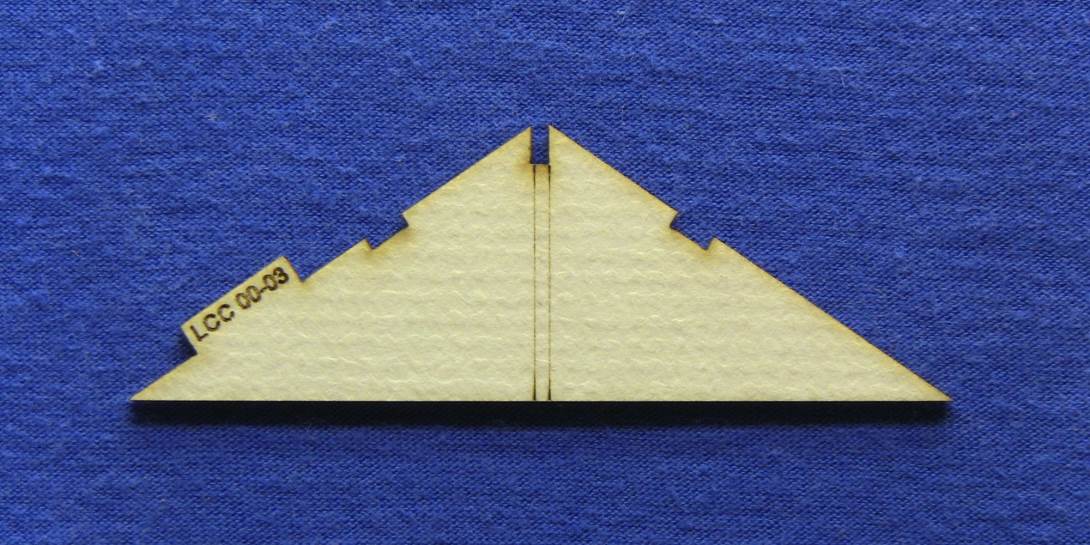 LCC 00-03 OO gauge standard size roof support