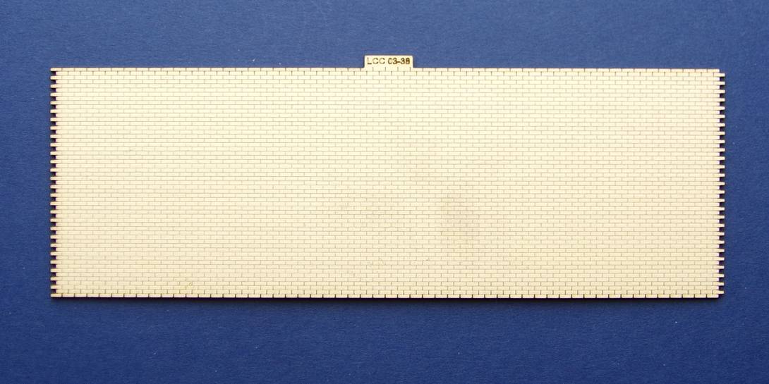 LCC 03-38 OO gauge large signal box back elevation wall