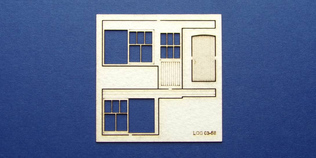 LCC 03-56 OO gauge set of windows for 03-02 type 3