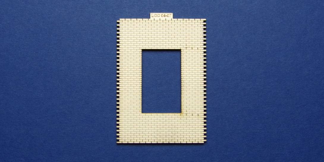 LCC 04-07 OO gauge industrial window panel type 2