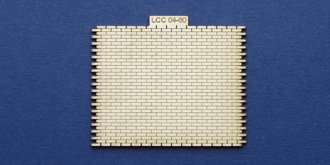 LCC 04-80 OO gauge industrial office back wall type 3