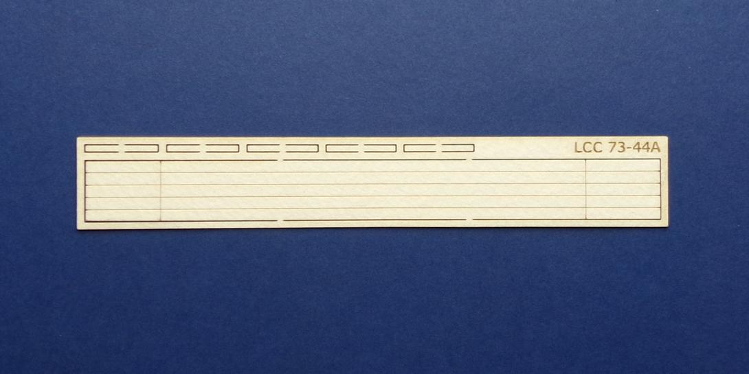 LCC 73-44A O gauge point rod walkway