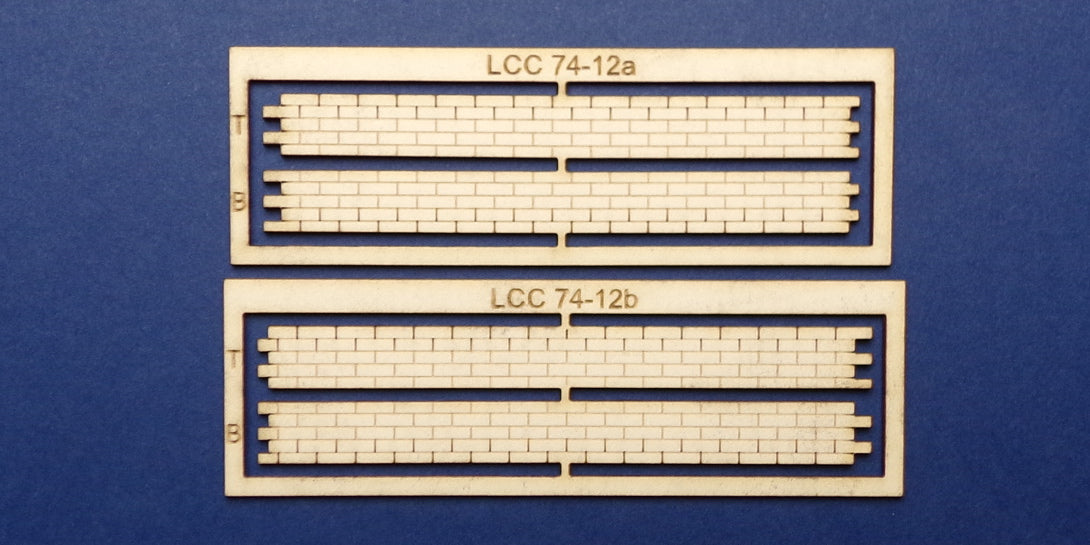 LCC 74-12 O gauge horizontal wall decoration with compensation