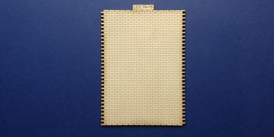 LCC 74-18 O gauge industrial building blank panel