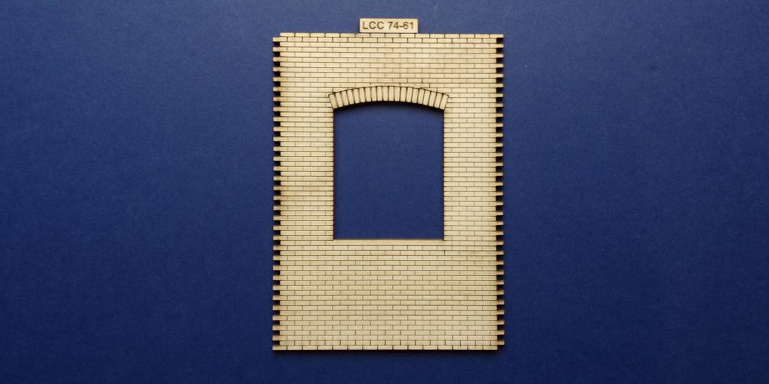 LCC 74-61 O gauge warehouse window panel type 1