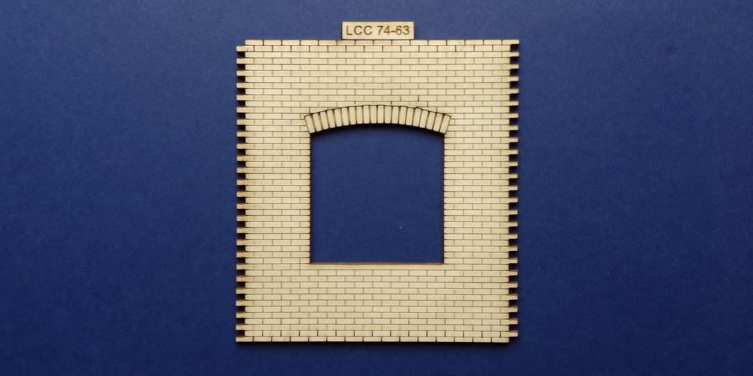 LCC 74-63 O gauge warehouse window panel type 2