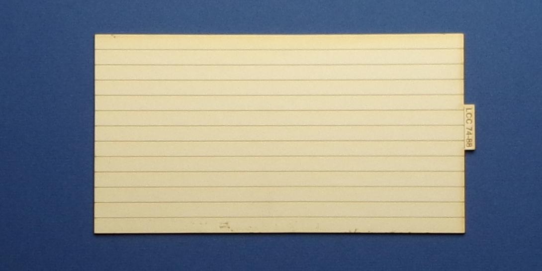 LCC 74-88 O gauge plank floor for coal stage