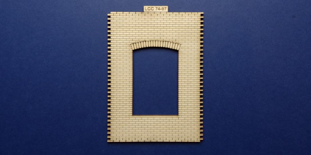 LCC 74-97 O gauge warehouse window panel type 3