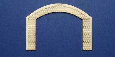 LCC 00-72 OO gauge brick under arch - shop