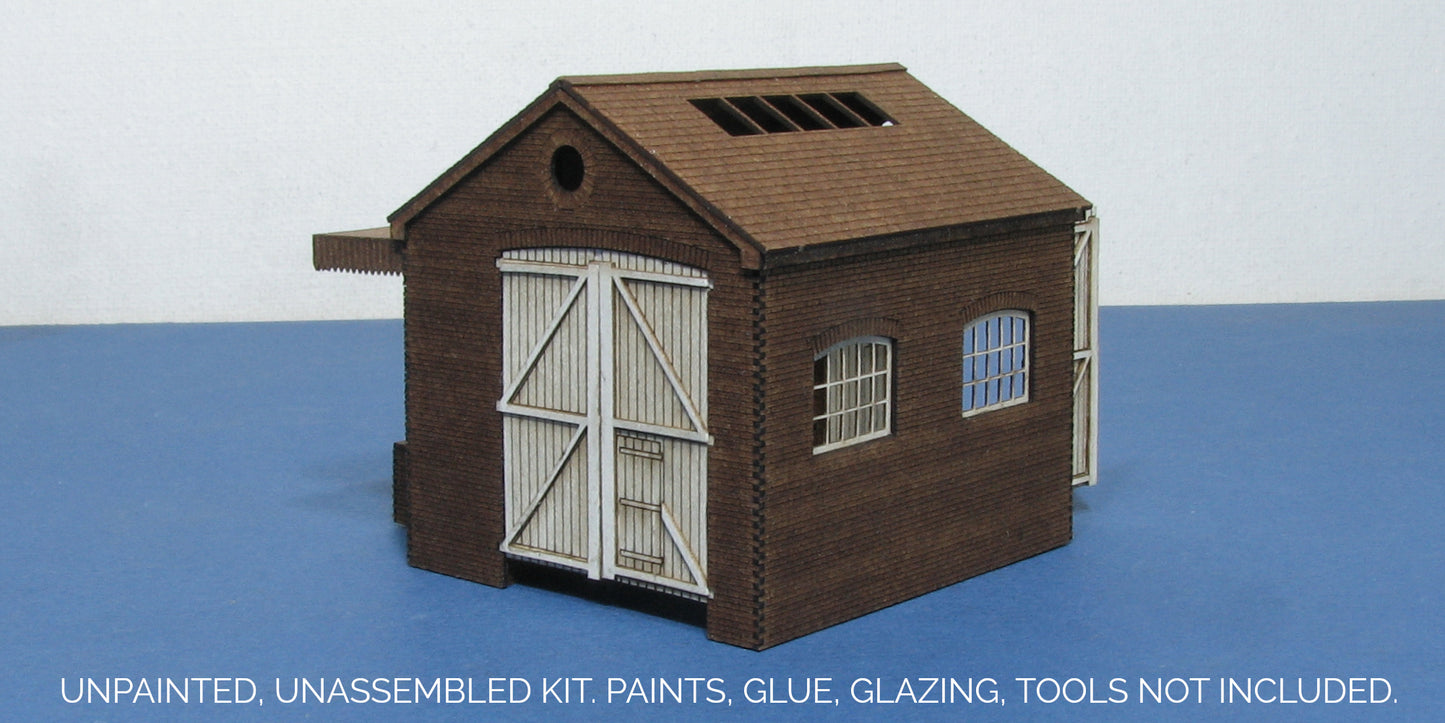 B 20-06 N gauge Small drive through goods shed