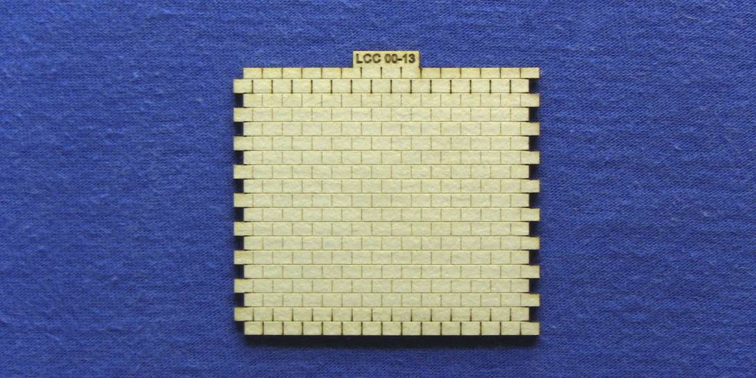 LCC 00-13 OO gauge roof tiles 52mm extension panel