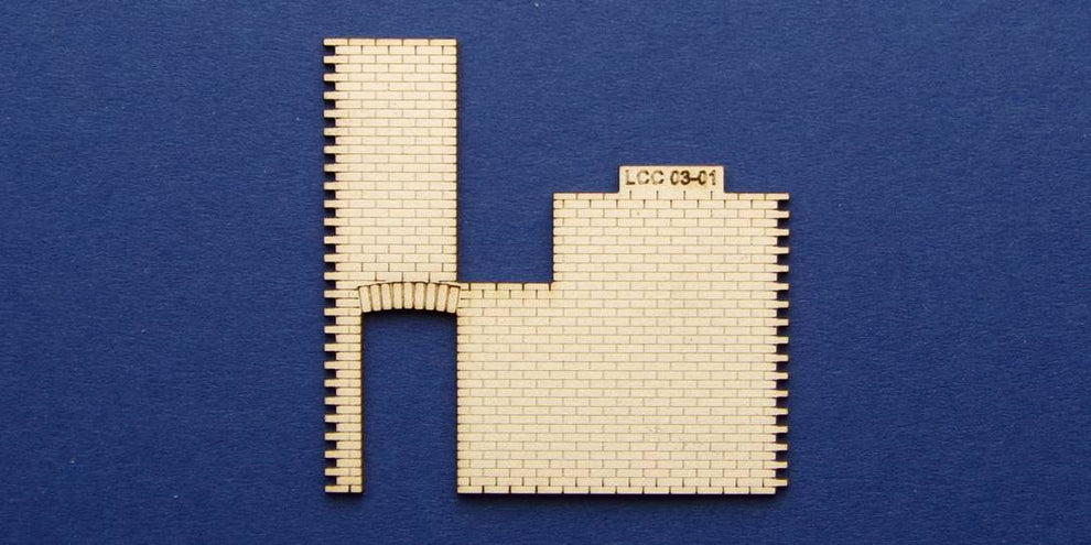 LCC 03-01 OO gauge small signal box left side wall with doors – LCUT ...