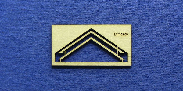 LCC 03-09 OO gauge pair of small signal box gable barge boards – LCUT ...