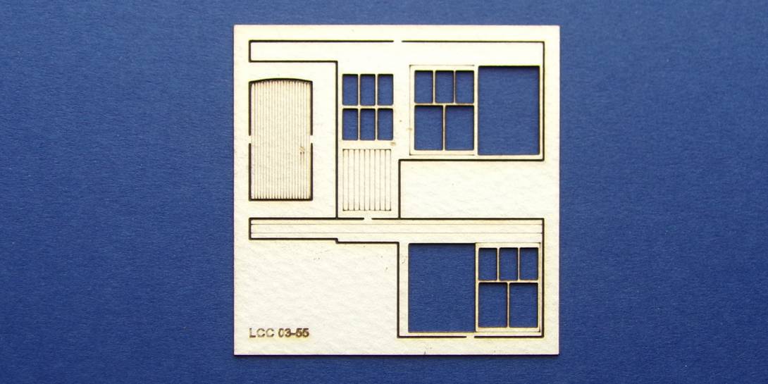 LCC 03-55 OO gauge set of windows for 03-01 type 3 – LCUT creative