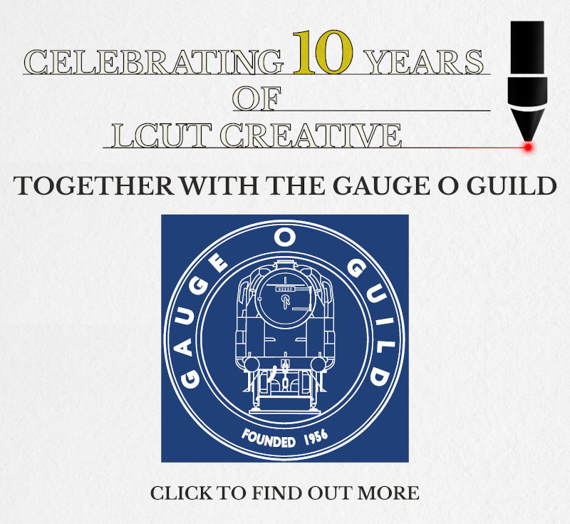 Celebrating 10 years of LCUT creative with the Gauge O Guild. Click to find out more